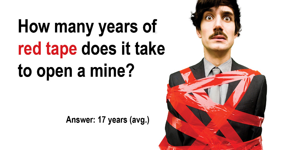 man wrapped in red tape